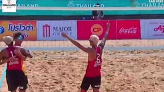 Tumbangkan Thailand di Final, Timnas Voli Pantai Indonesia Jaga Tradisi Emas SEA Games