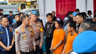 Motor Polisi Dibakar Saat Gerebek Narkoba di Deli Serdang, 4 Orang Ditangkap