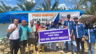 Prodi Ilmu Komunikasi FISIP UISU Salurkan Bantuan ke Aceh Tamiang