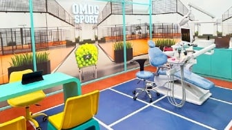 Dokter Gigi Rasa Tempat Olahraga? OMDC Hadirkan Padel Court dan Gym di Klinik Baru