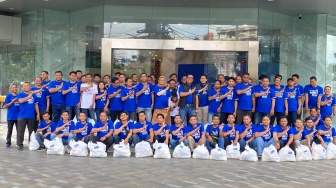 BRI Semarang Ahmad Yani Gelar Bakti Sosial, Bagikan Sembako dalam Rangka HUT ke-130