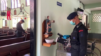 Pastikan Keamanan Ibadah Natal 2025, Polda DIY Sterilisasi Puluhan Gereja
