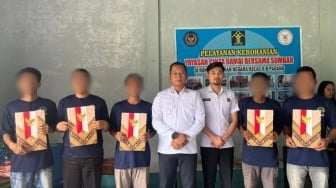 10 Napi Rutan Padang Dapat Remisi Natal, Mayoritas Tersandung Kasus Narkoba