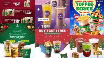 8 Promo Minuman Spesial Hari Natal 2025: Ada Starbucks, Kopi Kenangan, Chatime, dan Point Coffe