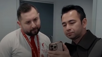 Raffi Ahmad Bikin Heboh Staf Liverpool Usai Pamer Foto Bersama Michael Owen di Andara