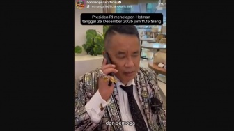 Presiden Prabowo Telepon Hotman di Hari Natal, Puji Buka Lapangan Kerja: Hebat Kau!