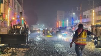 Jalan Nasional Aceh Tamiang Dikebut Pulih, Tim Kementerian PU Kerja Lembur Siang-Malam