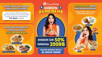 Diskon Rame Rame ShopeeFood, Pertumbuhan Penjualan UMKM Capai Lebih dari 3,5x Lipat pada 2025