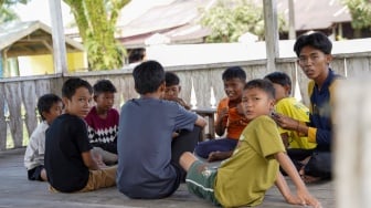 BRI Gelar Trauma Healing untuk Anak-anak Terdampak Banjir di Sumatera