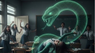 Kerasukan Siluman Ular di dalam Kelas