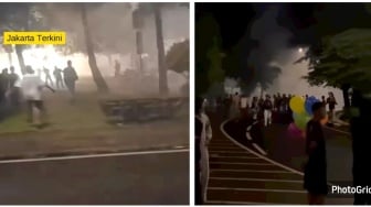 Malam Tahun Baru Memanas, Tawuran Remaja Nyaris Meletus di Flyover Klender