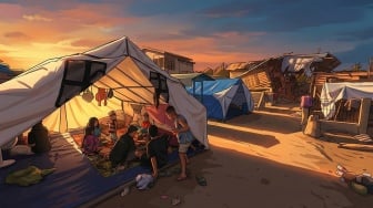 'Tidak Ada Nasi Hari Ini', Anak Aceh Bertahan dengan Satu Sendok Makan