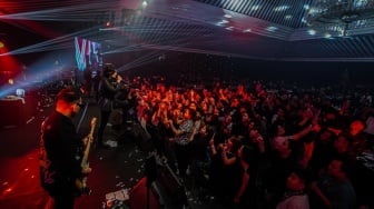 Virzha hingga Zealous Meriahkan Pesta Tahun Baru Bertema Rock di Grand Sahid Jaya
