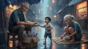 CERPEN: Di Bawah Hujan Malam Tahun Baru