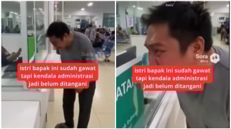 Tangisan Suami di RS Viral, Istri Diklaim Tak Ditangani Lebih dari Sejam Karena Terkendala BPJS