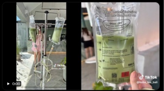 Apa Itu Infus D5? Viral Kemasannya Diduga Dipakai Jual Matcha di Bali