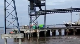 Trestle Pelabuhan Tanjung Buton Ambruk, KSOP: Sudah Miring Sejak Mei 2025