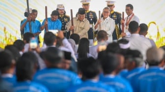 Prabowo Umumkan Indonesia Capai Swasembada Pangan 2025