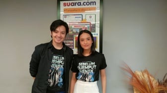 Sempat Merasa Tertekan, Wavi Zihan dan Angga Yunanda Curhat Sulitnya Main Film Horor Komedi