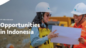 Lowongan Kerja PT Vale: Senior Coordinator for Publication, Reporting, and Public Relation