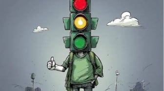 Balada Lelaki Tua di Lampu Merah