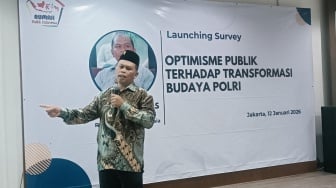 Survei: Mayoritas Publik Optimistis Reformasi Budaya Polri Terjadi di Tahun 2026