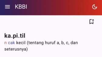 Apa Itu Kapitil? Mengenal Kata Baru di KBBI yang Jadi Lawan Kata Kapital