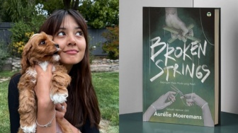 Buku Broken Strings: Memoar Keberanian Aurelie Moeremans Menyembuhkan Luka