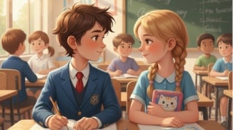 Tatapan yang Tertinggal di Bangku Sekolah