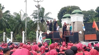 Buruh Kecewa, Agenda Audiensi di DPR Batal karena Anggota Dewan Sudah Pulang