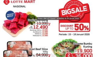 Promo LotteMart Daebak, Diskon Gede hingga 50 Persen Sampai 18 Januari