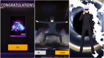 58 Kode Redeem FF Terbaru 17 Januari: Ada Diamond, Hadiah Gojo, dan Fushiguro Bundle