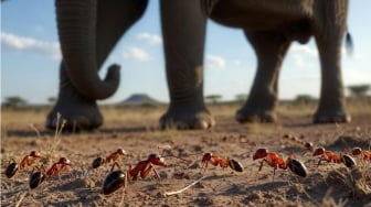Gajah yang Mendengar Suara Semut