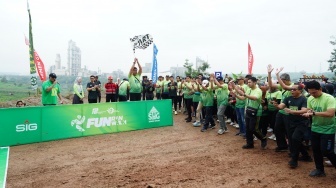 Peringati HUT Ke-12, Semen Gresik Gelar SG Fun Run & Fun Walk di Area Greenbelt Pabrik Rembang
