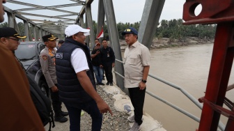 Pascabencana Bireuen, Mendagri Tito Tinjau Infrastruktur Jembatan