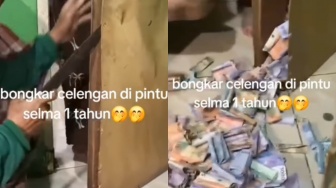 Ide Menabung Tak Biasa: Pintu Rumah Jadi Celengan, Isinya Bikin Syok