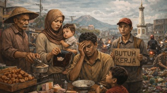 Ekonomi Tak Jelas, Gaji Rendah, Warga Jogja Berjuang untuk Hidup