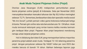 Kunci Jawaban Ilmu Pengetahuan Sosial Kelas X Halaman 27: Anak Muda Terjerat Pinjaman Online