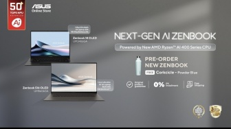 Asus Perkenalkan Zenbook AI Terbaru: Desain Super Tipis, Performa Cerdas, Baterai Tahan Lama