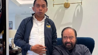 RMS Bersama Kaesang di Toraja, Syaharuddin Alrif Bertemu Surya Paloh