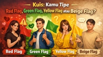 Kuis: Kamu Tipe Red Flag, Green Flag, Yellow Flag atau Beige Flag?
