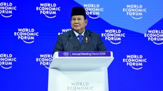 Laporan Suara.com dari Davos: Bicara Investasi, Prabowo Pastikan Supremasi Hukum di Indonesia