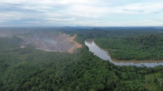 Lubang Tambang Lebih Dalam dari Sungai, DAS Kelai Berau di Ambang Bencana
