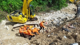 Tebing Longsor Tewaskan 3 Pekerja Proyek di Ungasan