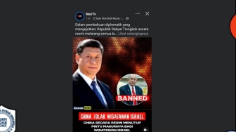 CEK FAKTA: China Resmi Tutup Pintu Wisatawan Israel, Benarkah?