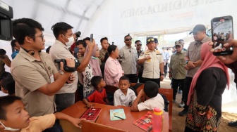 Kasatgas Tito Karnavian Pastikan Pemulihan Sekolah Pascabencana di Tapanuli Tengah