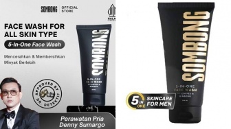Review dan Harga Face Wash Sombong 5-in-1, Sabun Cuci Muka Milik Denny Sumargo