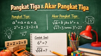 Pangkat Tiga dan Akar Pangkat Tiga: Pengertian, Rumus, dan Contoh Soal Lengkap