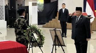 Kronologi Menteri Trenggono Pingsan di Upacara Duka, Suara Debam Bikin Riuh