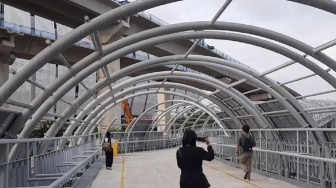 JPO 'Melayang' JIS-Ancol Bakal Jadi Ikon Baru Jakarta, Kapan Bisa Digunakan?